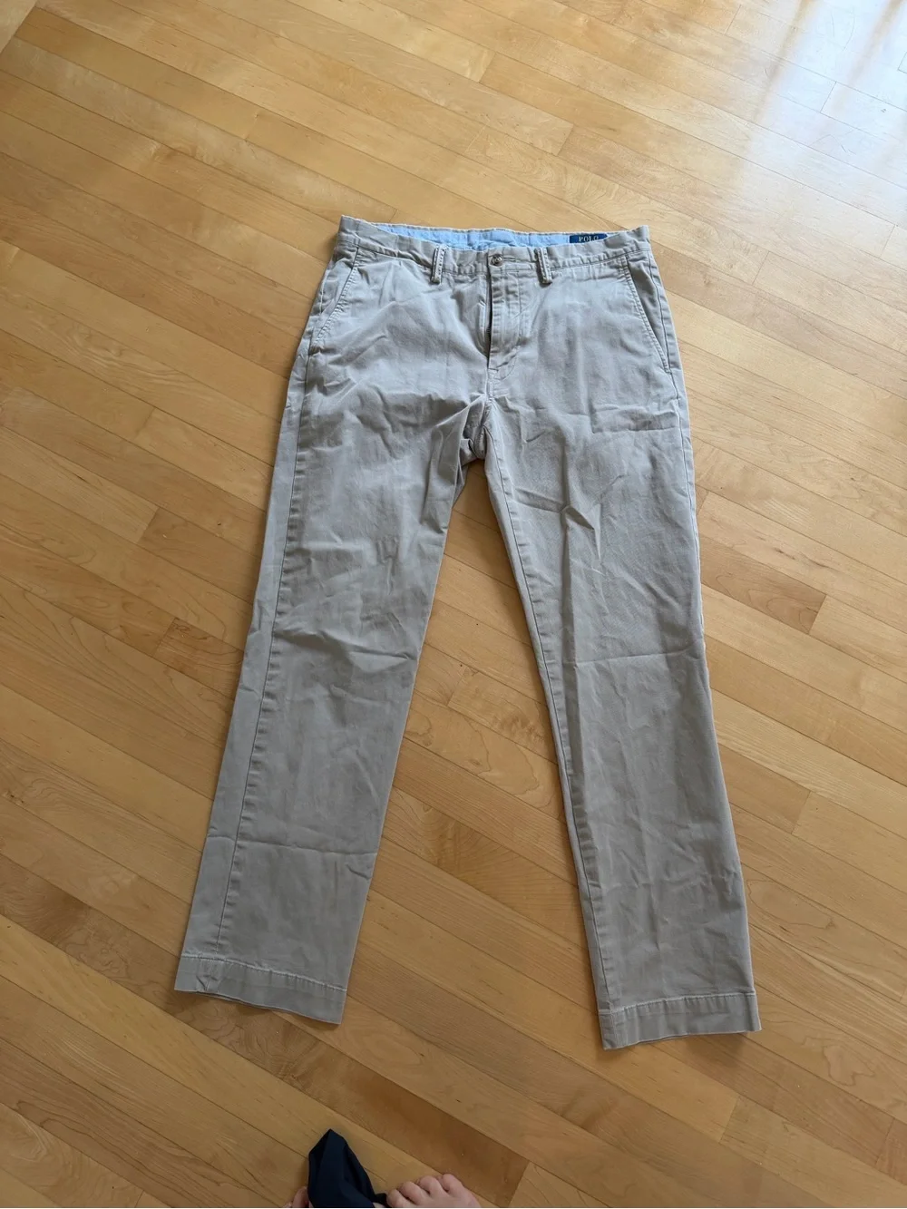 Polo by Ralph Lauren Men's Light Khaki Cotton Chinos